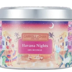100% Beeswax Tin Candle - Havana Nights