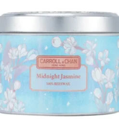 100% Beeswax Tin Candle - Midnight Jasmine