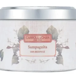 100% Beeswax Tin Candle - Sampaguita