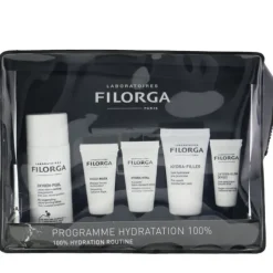 100% Hydration Routine Set: Oxygen Peel 50ml+Meso Mask 7ml + Hydra-Hyal 7ml + Hydra-Filler 15ml+ Oxygen Glow Eyes 4ml + Bag