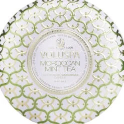 3 Wick Decorative Tin Candle - Moroccan Mint Tea