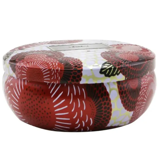 3 Wick Decorative Tin Candle - Spiced Goji Tarocco Orange