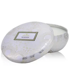 3 Wick Decorative Tin Candle - Mokara