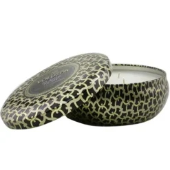 3 Wick Decorative Tin Candle - Suede Noir