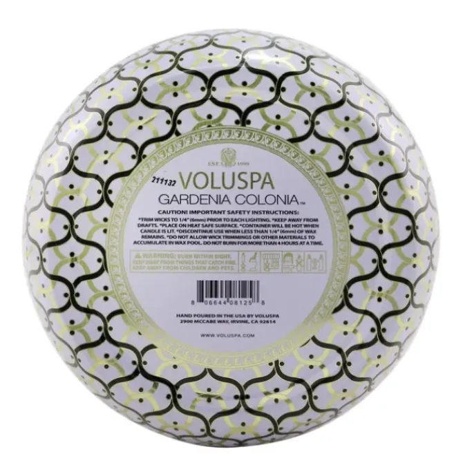 3 Wick Decorative Tin Candle - Gardenia Colonia