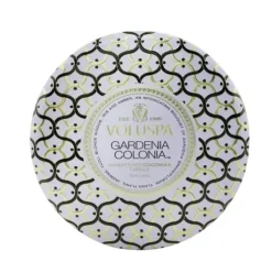3 Wick Decorative Tin Candle - Gardenia Colonia