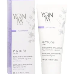 Age Defense Phyto 58 Creme With Rosemary - Revitalizing, Invigorating (Normal To Oily Skin)