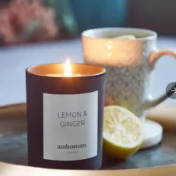 Ambustum Lemon & Ginger Scented Candle