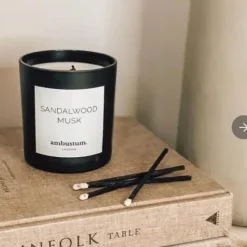 Ambustum Sandlewood Musk Scented Candle