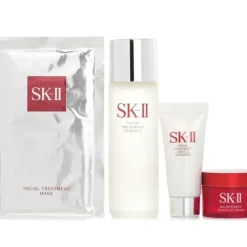 Best Seller Trial Kit: Facial Treatment Ess. 75ml+Facial Treatment Cleanser 20g+SKINPOWER Advanced Cream 15g+ F.T Mask 1pcs