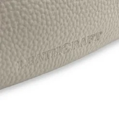 Calista Poppy Cowhide Crossbody Leather Bag(White)