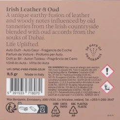 Car Fragrance Refill - Irish Leather & Oud