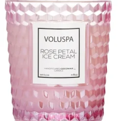Classic Candle – Rose Petal Ice Cream