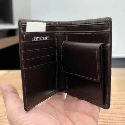 CONROY Business Italian Bridle Leather Card & Coin Wallet(Brown)