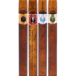 Cuba by Cuba for Men - 4 Pc Gift Set 1.17oz Cuba Gold, 1.17oz Cuba Blue, 1.17oz Cuba Red, 1.17oz Cuba Orange