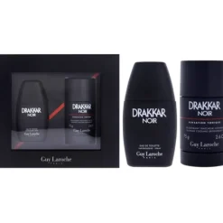 Drakkar Noir by Guy Laroche for Men - 2 Pc Gift Set 1oz EDT Spray, 2.6oz Deodorant Stick