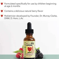 Essentials Vitamin D3 Natural Berry Flavor