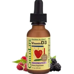 Essentials Vitamin D3 Natural Berry Flavor