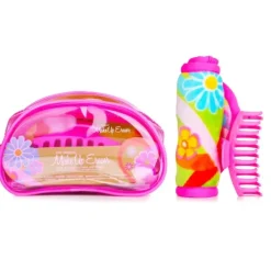 Flowerbomb Set (1x MakeUp Eraser Cloth + 1x Hair Claw Clip + 1x Bag)
