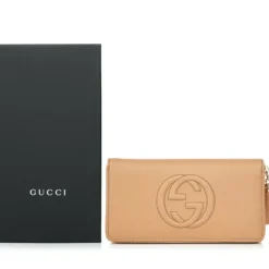 GG Long Zippy Wallet 598187 - Light camel