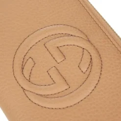 GG Long Zippy Wallet 598187 - Light camel
