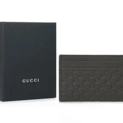 Gucci Microguccissim a Card Holder 262837 - Brown