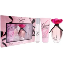 Guess Girl by Guess for Women - 3 Pc Gift Set 3.4oz EDT Spray, 0.5oz EDT Spray, 6.7oz Body Lotion