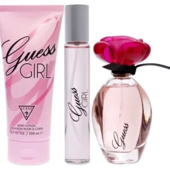 Guess Girl by Guess for Women - 3 Pc Gift Set 3.4oz EDT Spray, 0.5oz EDT Spray, 6.7oz Body Lotion