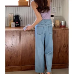 High Waist Wide Leg Jean