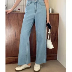 High Waist Wide Leg Jean