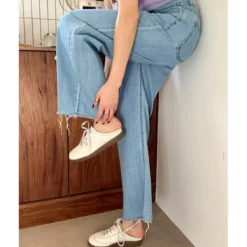 High Waist Wide Leg Jean