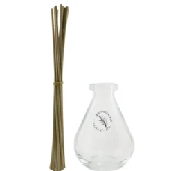 Home Perfume Diffuser - Droplet Shape (Glass Bottle & Reeds)