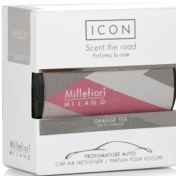 Icon Textile Geometric Car Air Freshener - Orange Tea