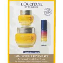 Immortelle Divine Set: Cream 50ml + Eye Balm 15ml + Overnight Reset Oil-In-Serum 5ml
