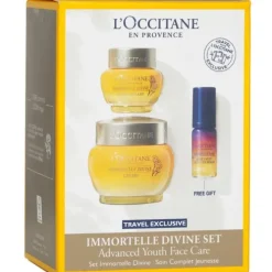 Immortelle Divine Set: Cream 50ml + Eye Balm 15ml + Overnight Reset Oil-In-Serum 5ml