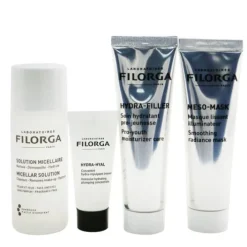 Intense Hydration Set: Micellar Solution 50ml+Hydra-Hyal 7ml+Hydra-Filler 30ml+Meso Mask 30ml+Bag