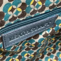 IQRA Genuine Leather Middle Shoulder Handbag (Top-Handle)(Aegean)