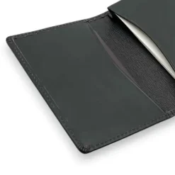 IRVIN Business Italian Bridle Leather Card Wallet / Case(black)