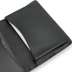 IRVIN Business Italian Bridle Leather Card Wallet / Case(black)