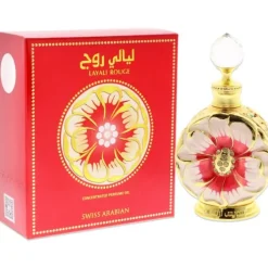 Layali Rouge by Swiss Arabian for Women Parfum Oil