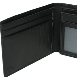 Leather Micro GG Guccissima Trifold Wallet 217044