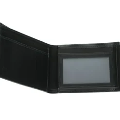 Leather Micro GG Guccissima Trifold Wallet 217044