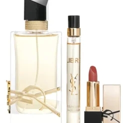 Libre Eau De Parfum Deluxe Gift Set: Libre Eau De Parfum Spray 90ml + Libre Eau De Parfum Spray 10ml + Lipstick 1.3g