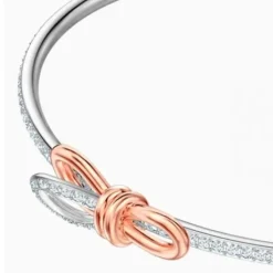 Lifelong Bow bangle Bow 5447079 - White, Mixed metal finish