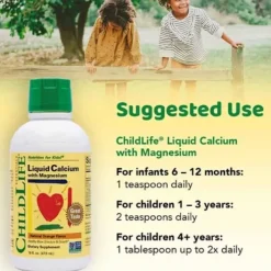 Liquid Calcium with Magnesium (Natural Orange Flavor)