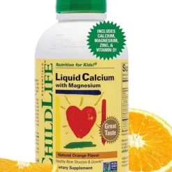 Liquid Calcium with Magnesium (Natural Orange Flavor)