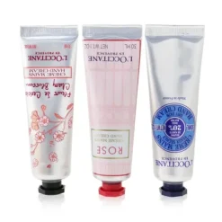 Lovelier Hands Set: 2xRose Hand Cream 30ml+2x Shea Butter Hand Cream 3ml+2x Cherry Blossom Hand Cream 30ml