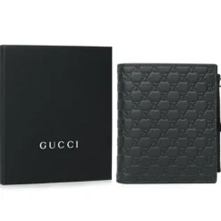 Micro GG Guccissima Leather Small Bifold Wallet 544475
