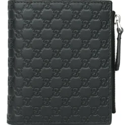 Micro GG Guccissima Leather Small Bifold Wallet 544475