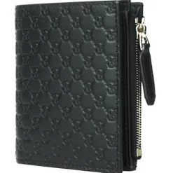 Micro GG Guccissima Leather Small Bifold Wallet 544475